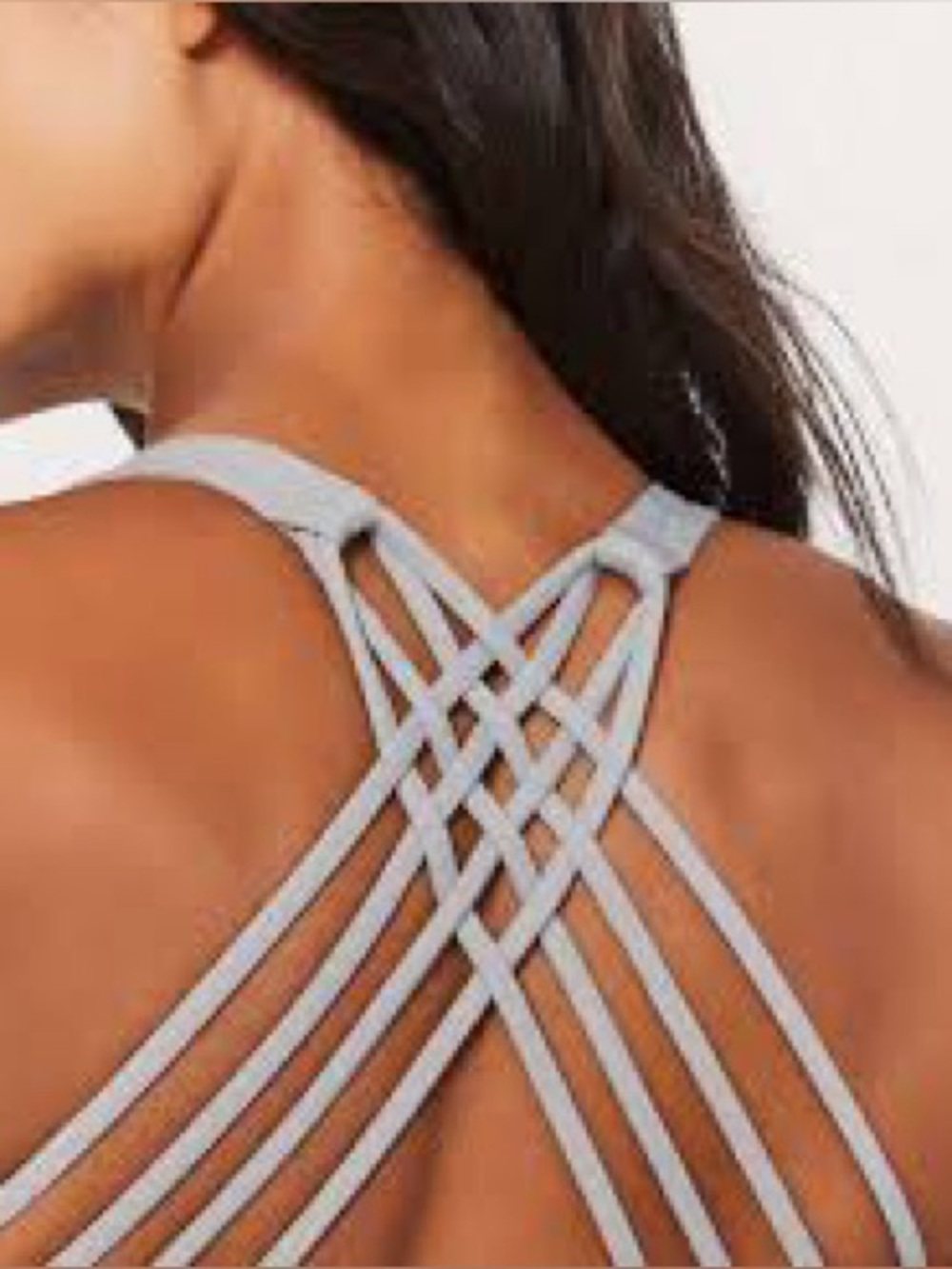 Grey Lululemon Free to Be Sports Bra